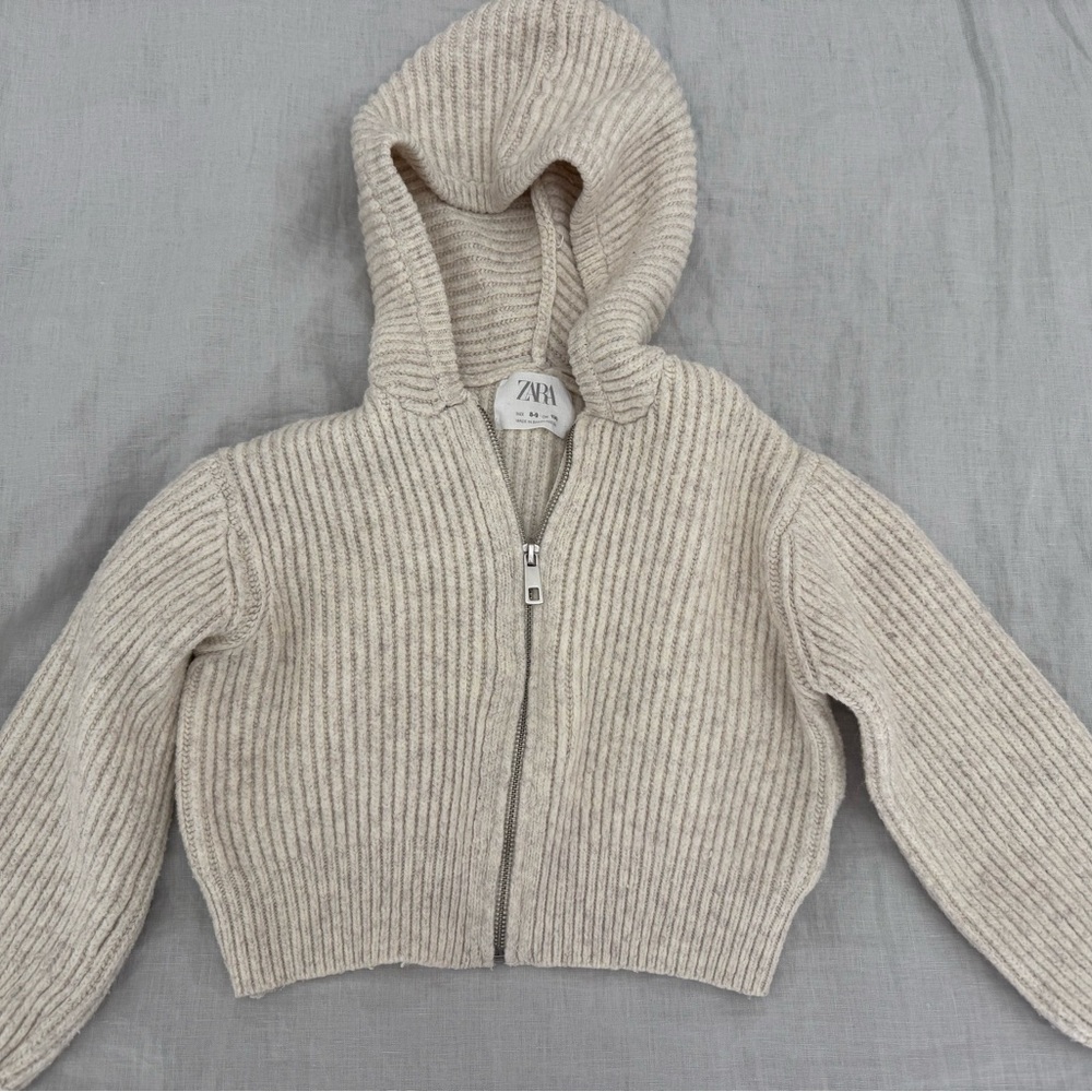 Zara hooded zip up jacket